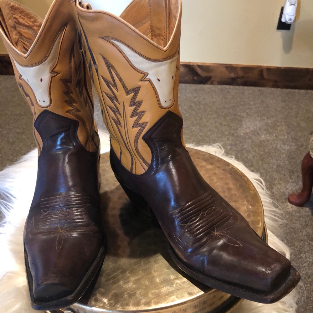 Custom  French Toe Western Boots size 7